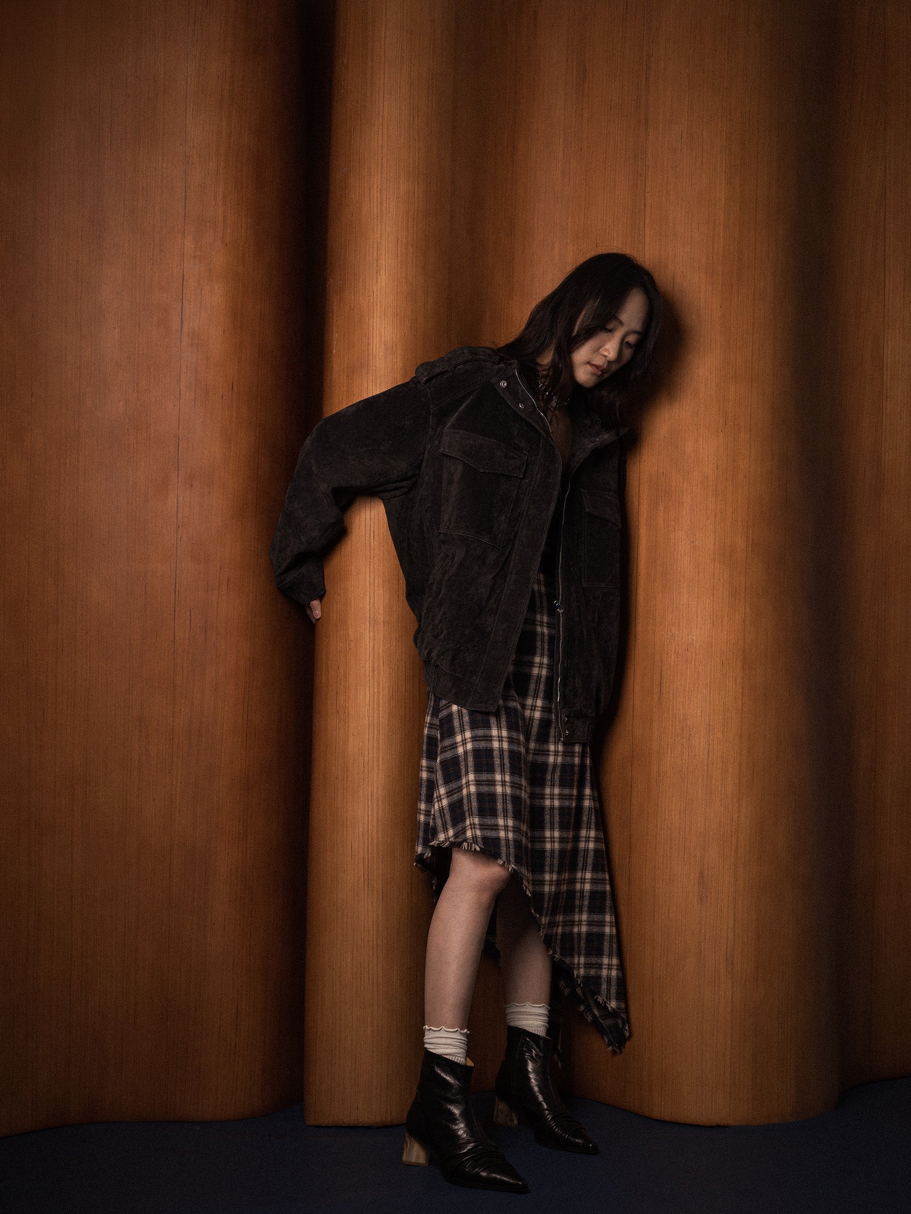 Meztli ||  Draped Marble Heels Ankle Boots