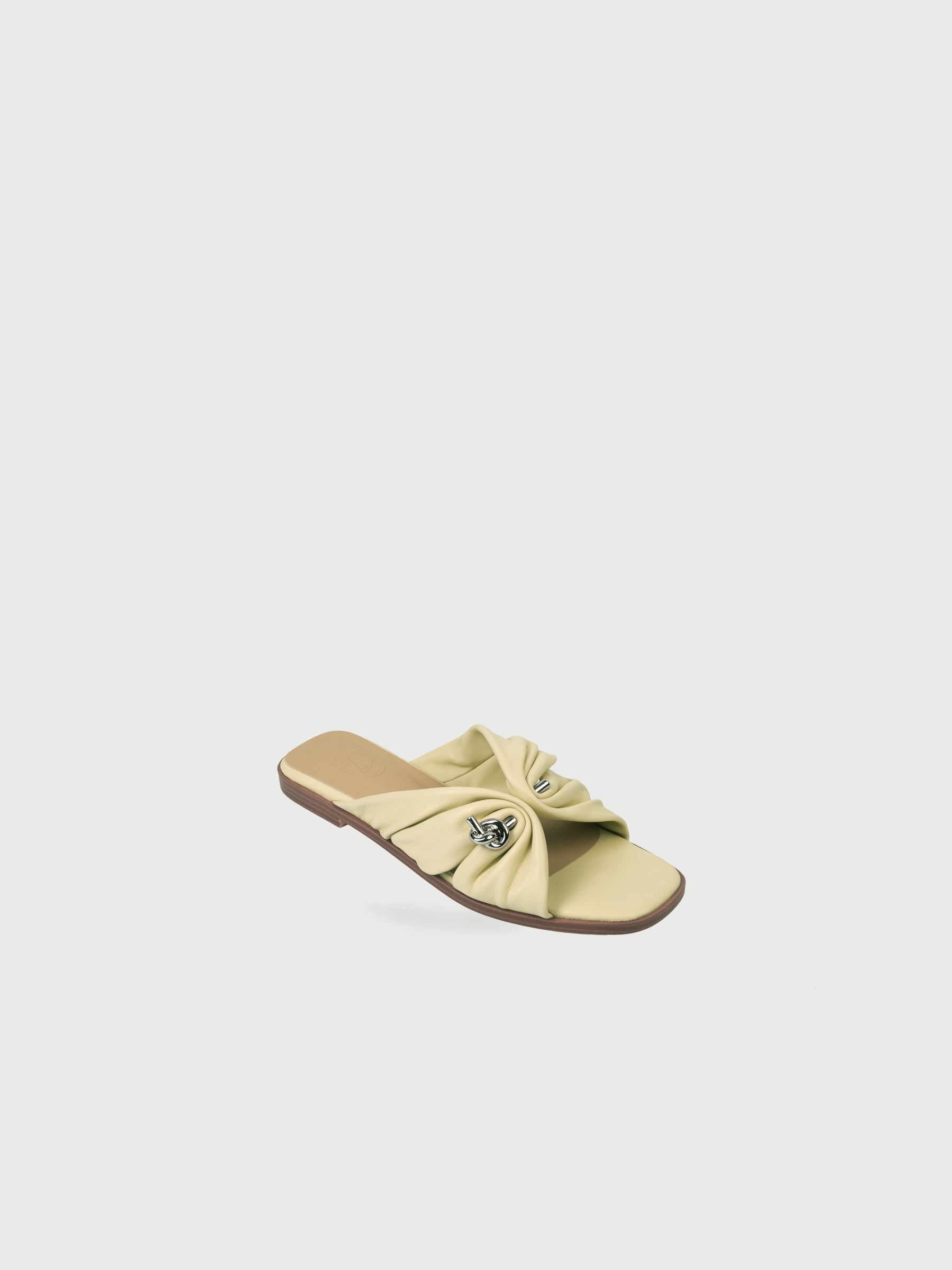 Petra・Draped Metal Knot Sandals