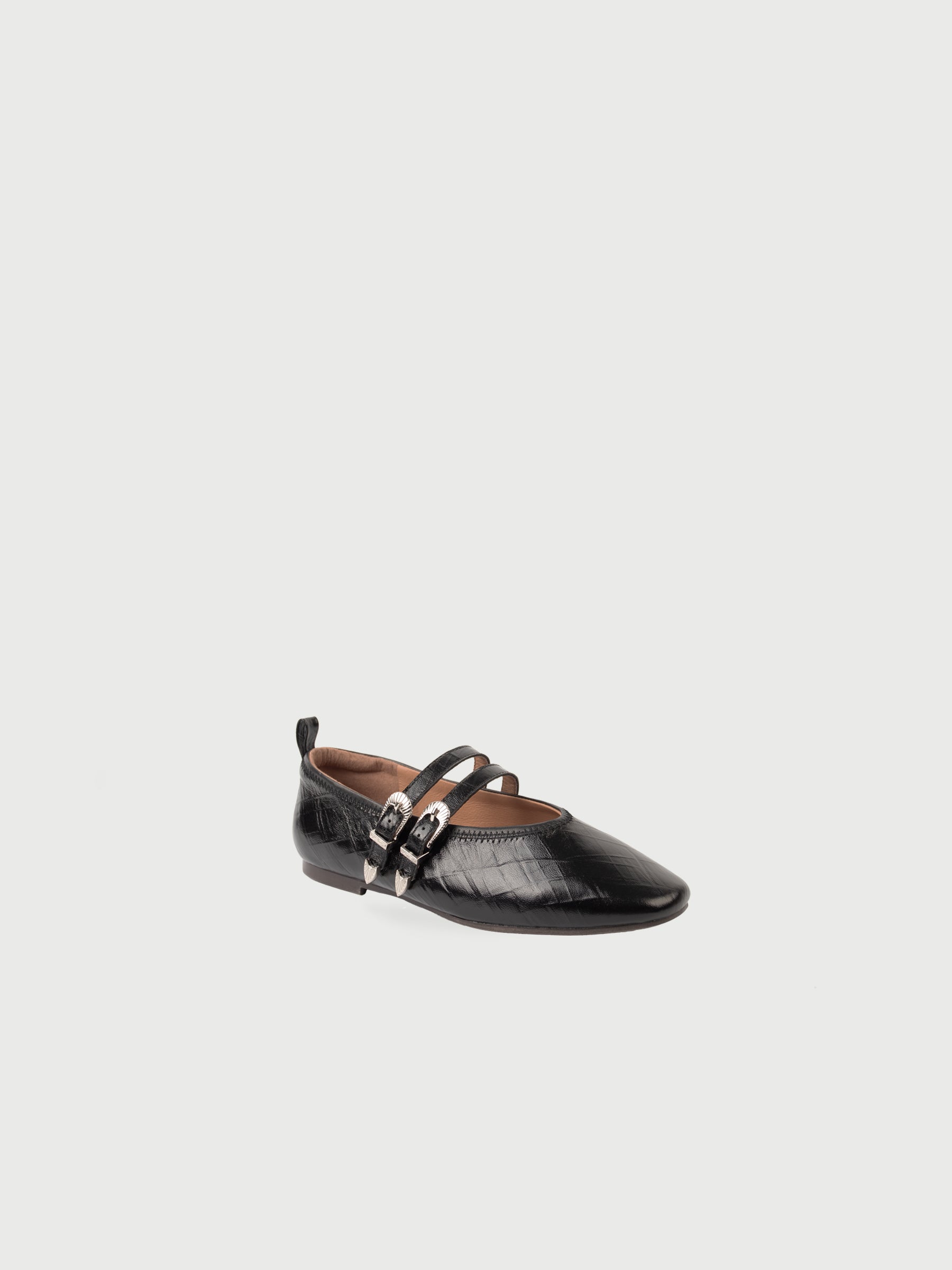 Darcy・Almond-Toe Double Buckle Mary Janes