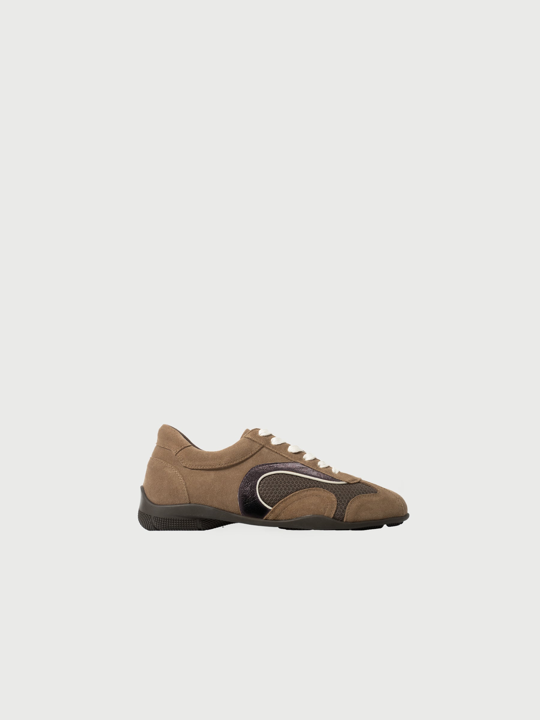 Phyllis || Animal Print Coloured Panel Sneakers