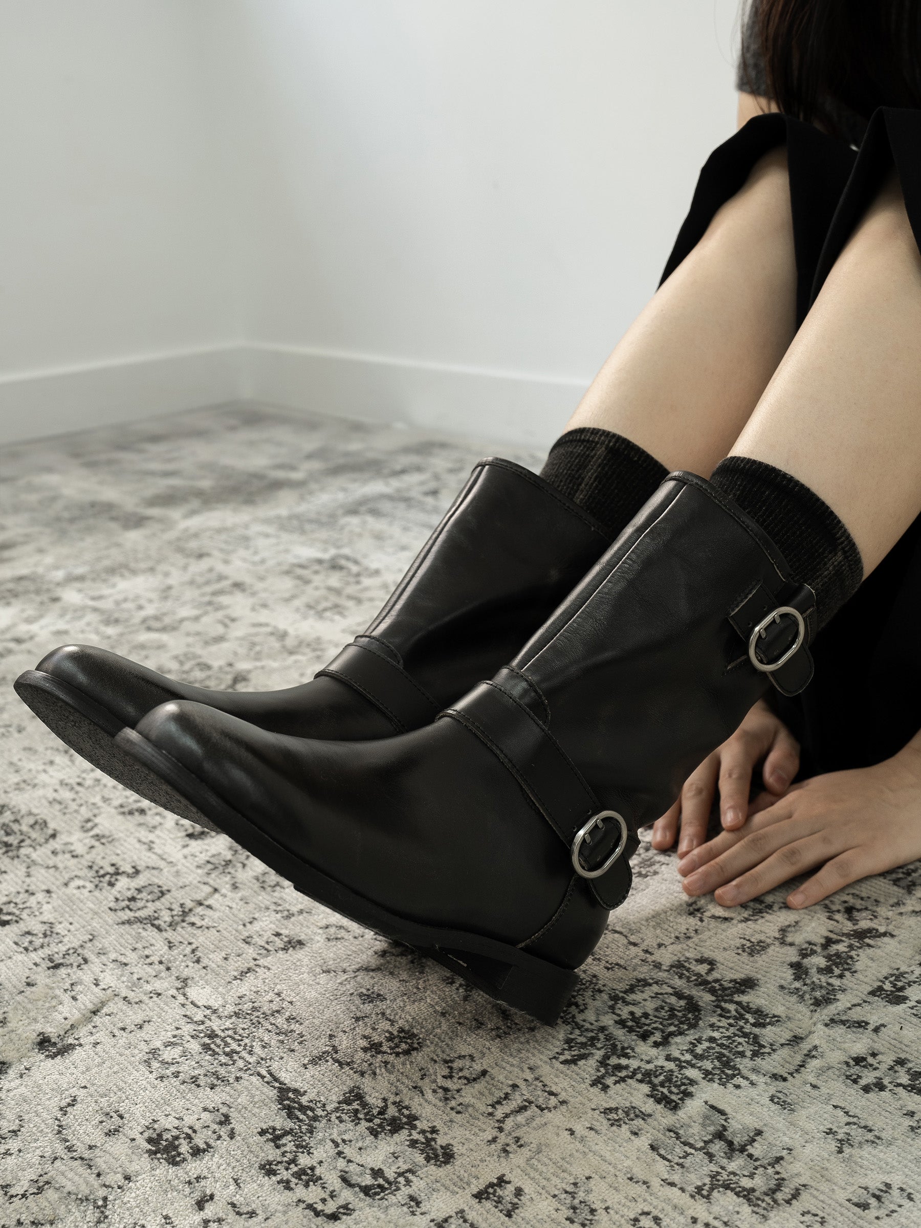 Cordelia || Buckled Split Ankle boots