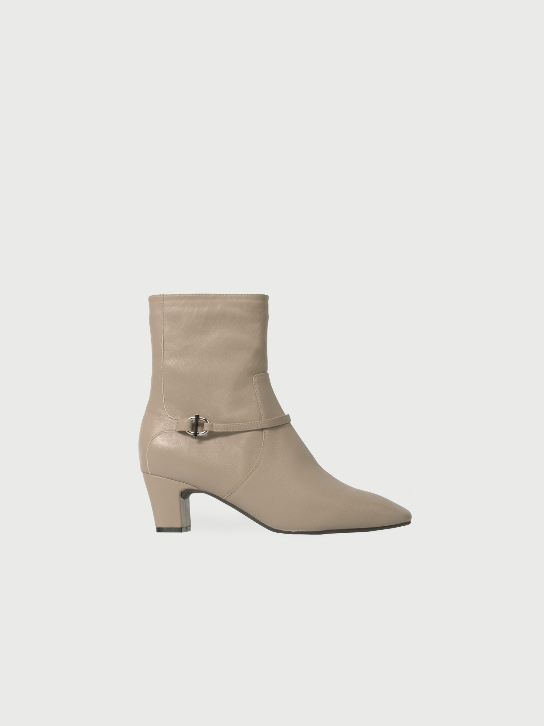 Rhaenyra || Square Toe Strap Decorated Ankle Boots
