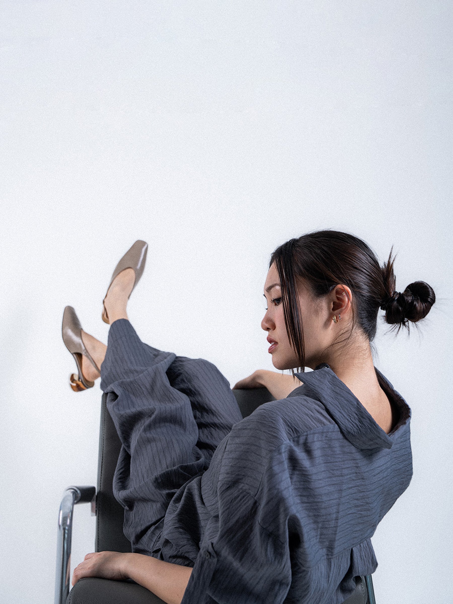 Octavia ◈ Square Toe Crystal Heel Slingback