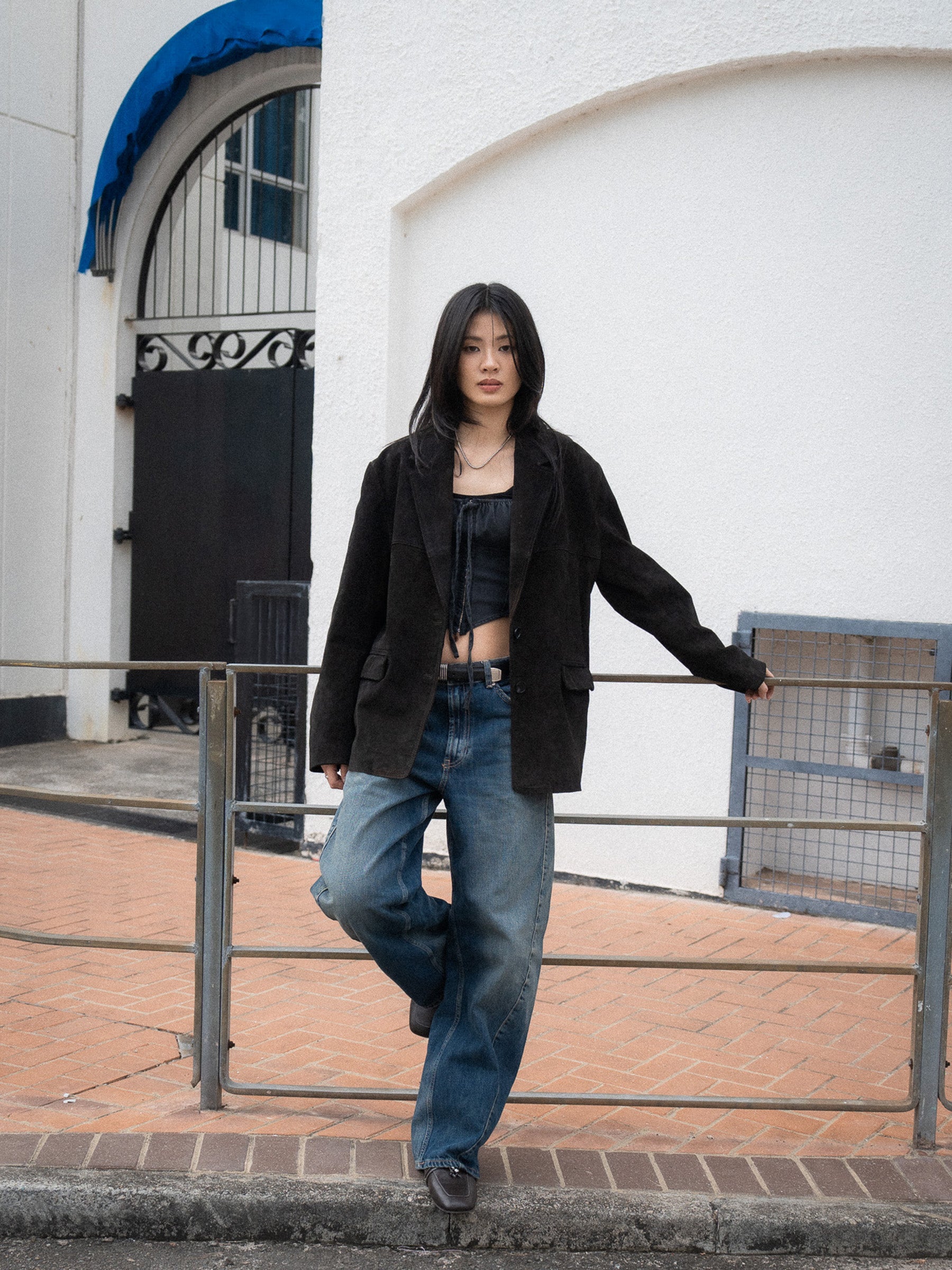 Elowen・Squared Toe Metal Tassel Loafers