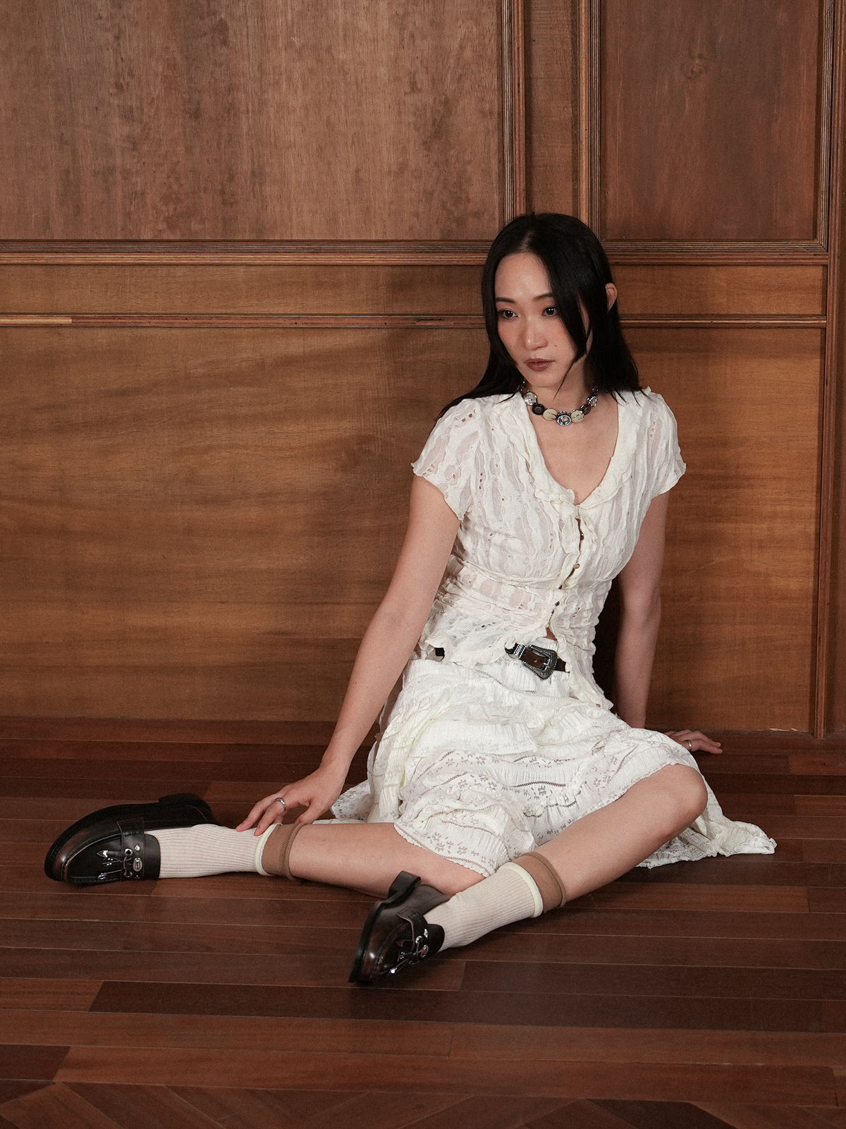 Greta・ Western Embellished Penny Loafers