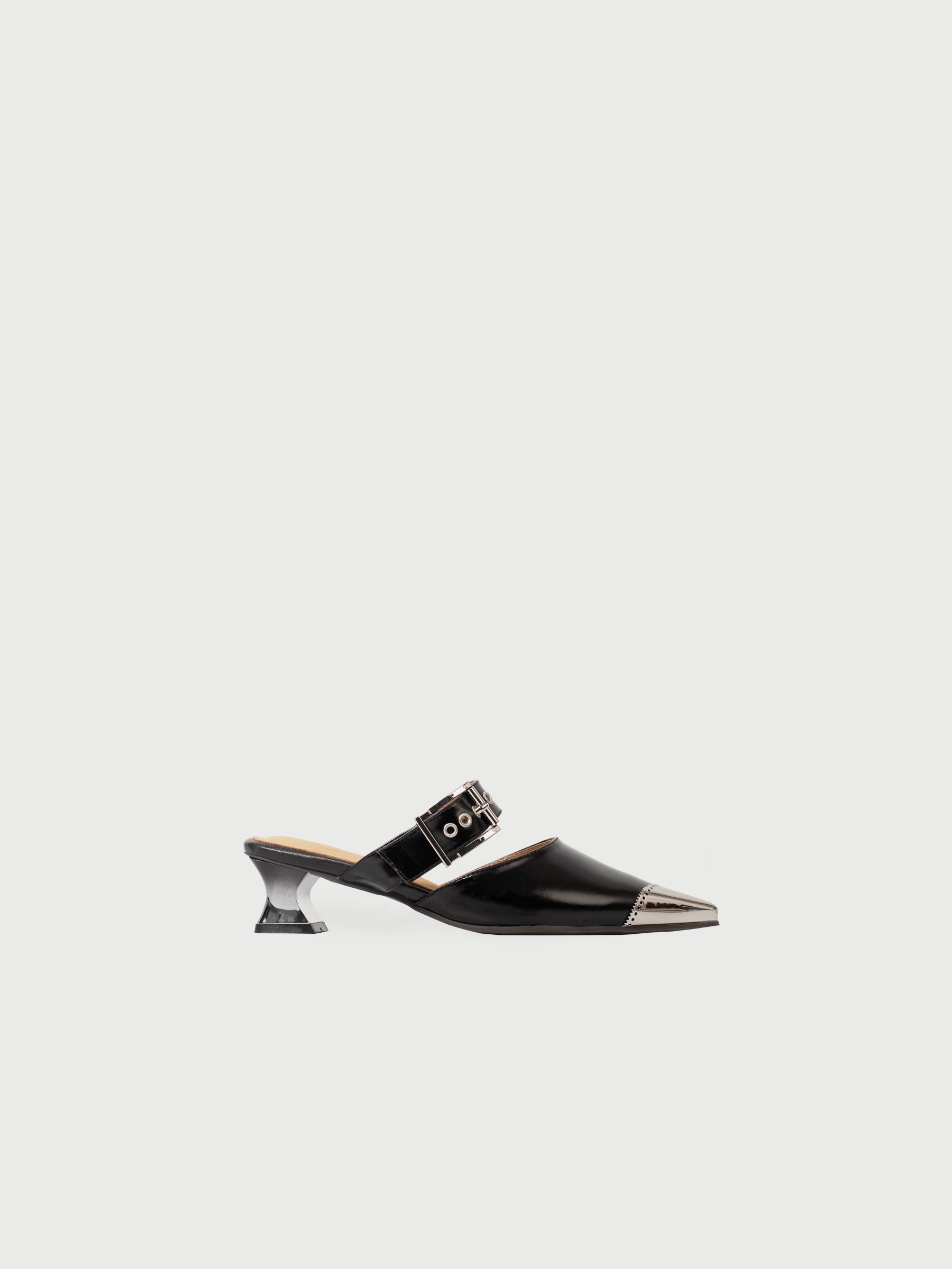 Adriana || Pointy Metal Toe Cap Heel