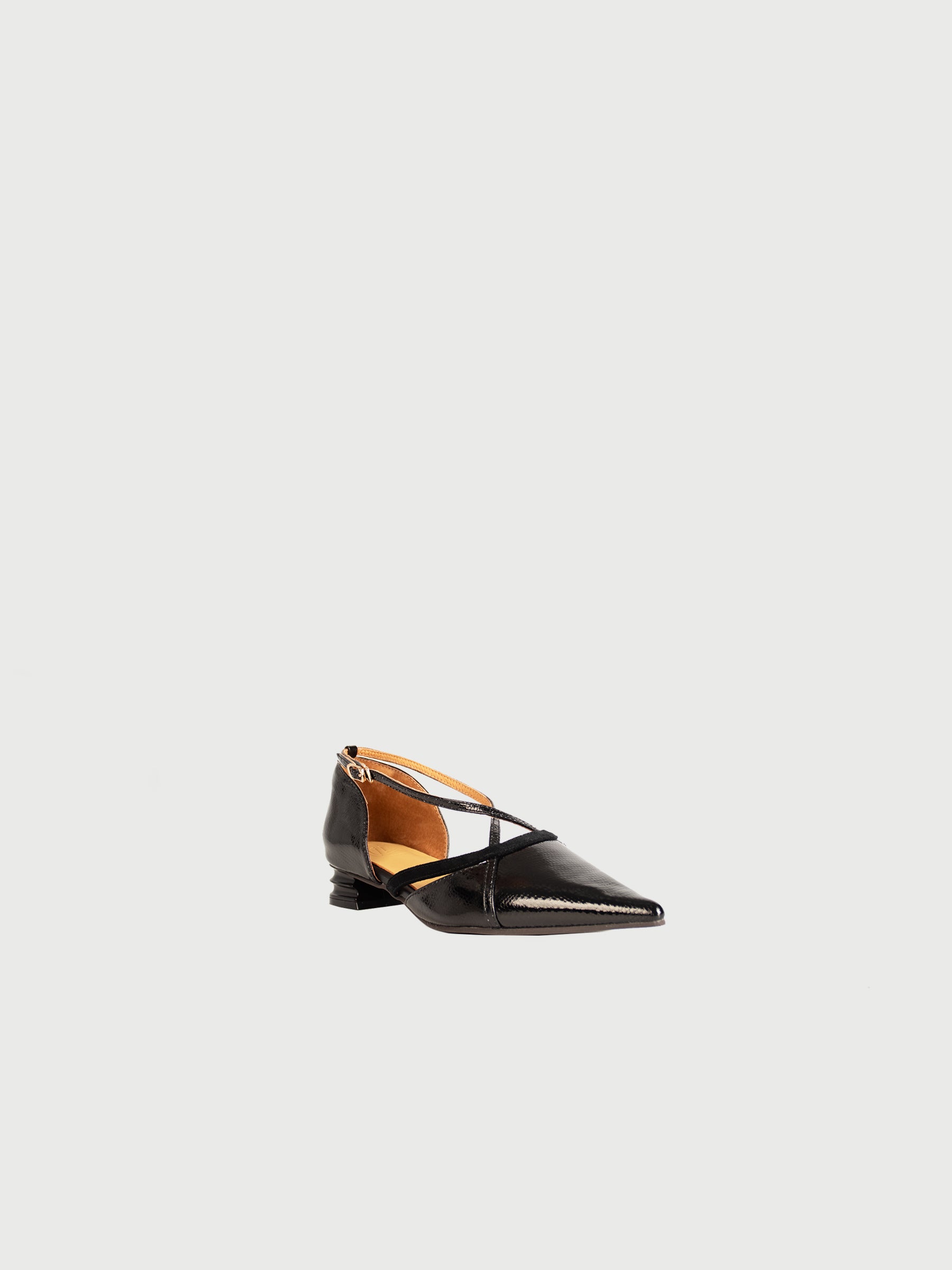 Gladys ◈ Pointed-Toe Cross Strap Pumps