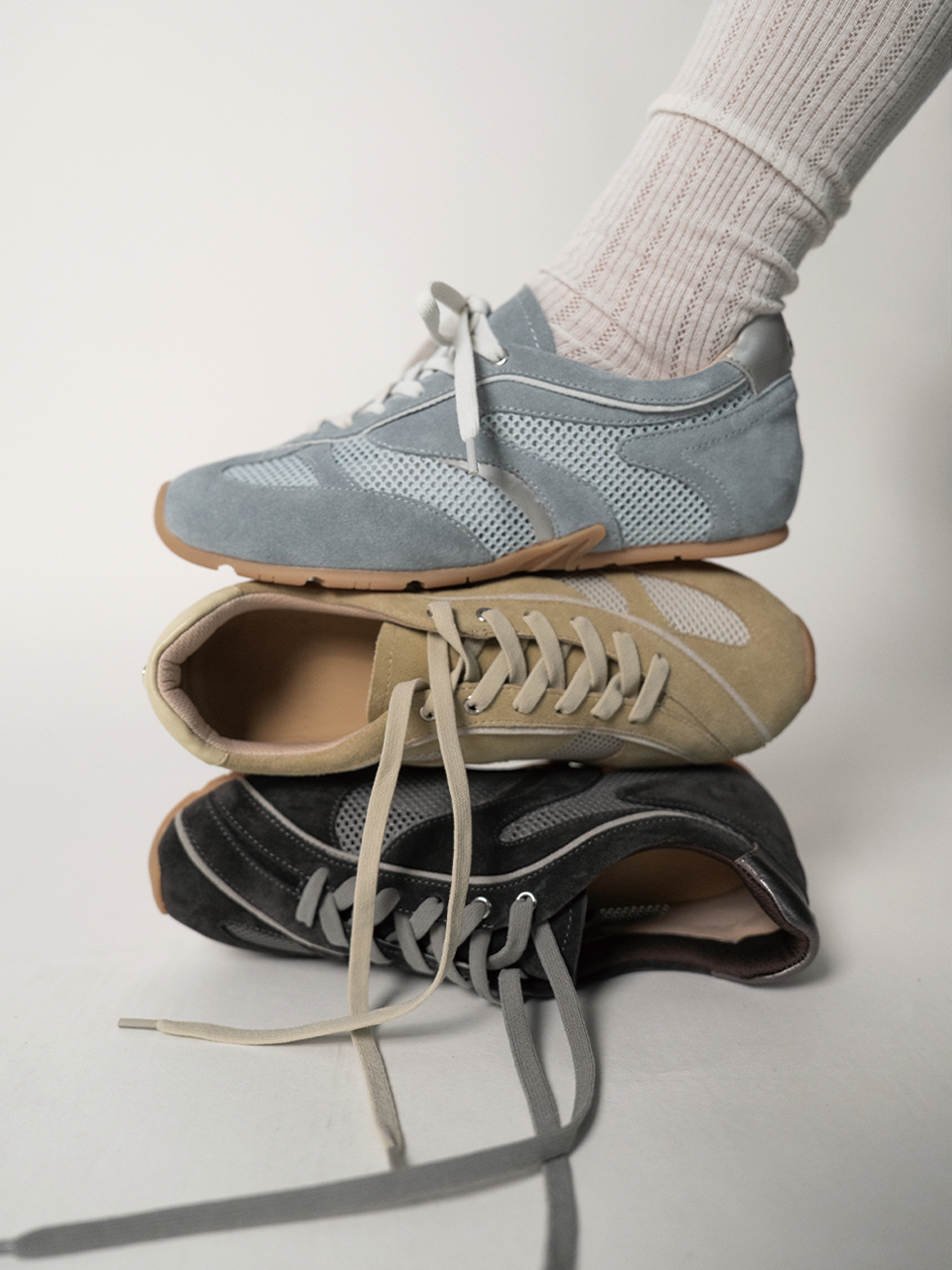 HAFADAI x LEATHER LAB || Pivot  • Streamline Dual-concept Sneakers