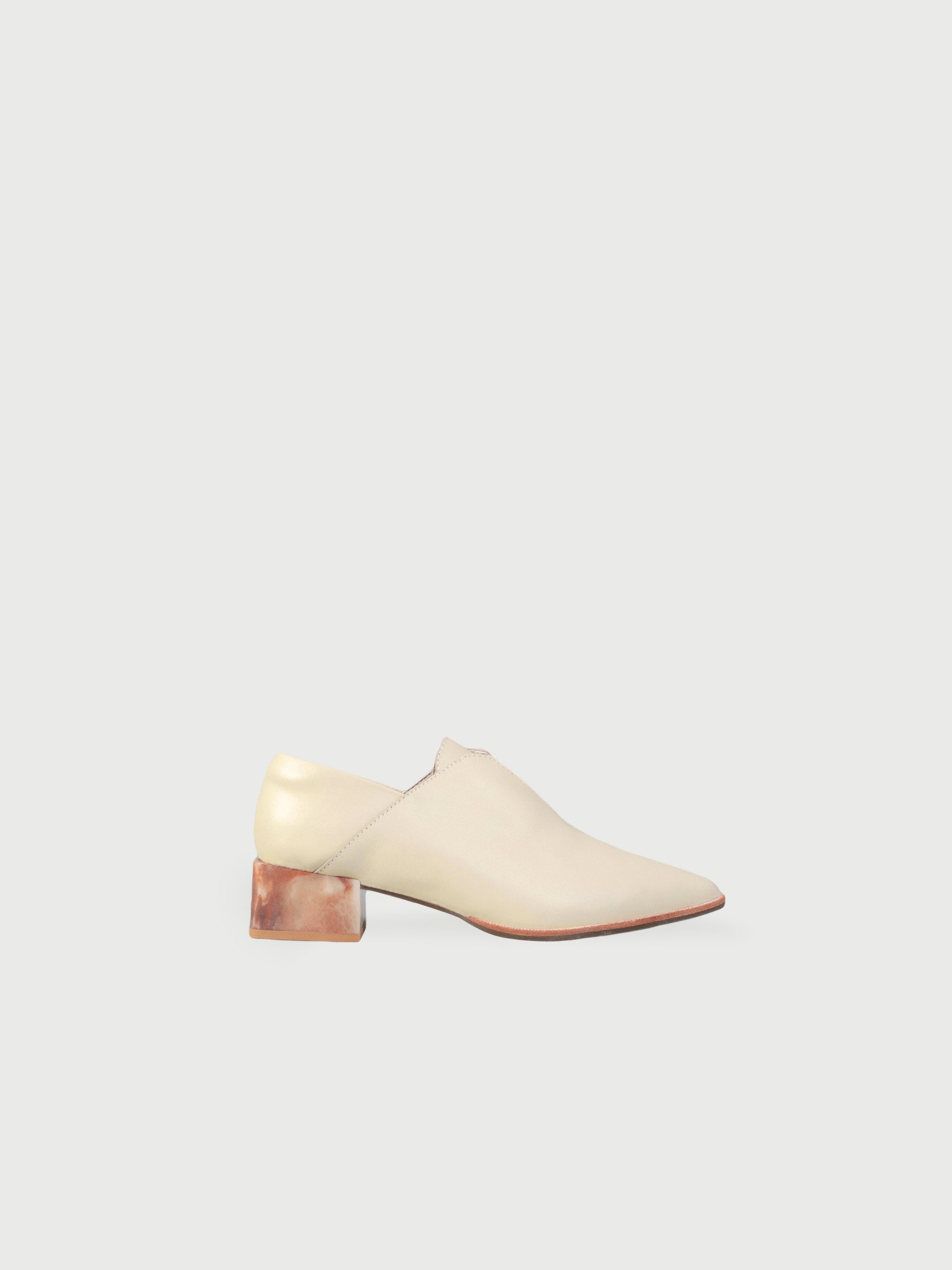 Marble-Heel Loafers