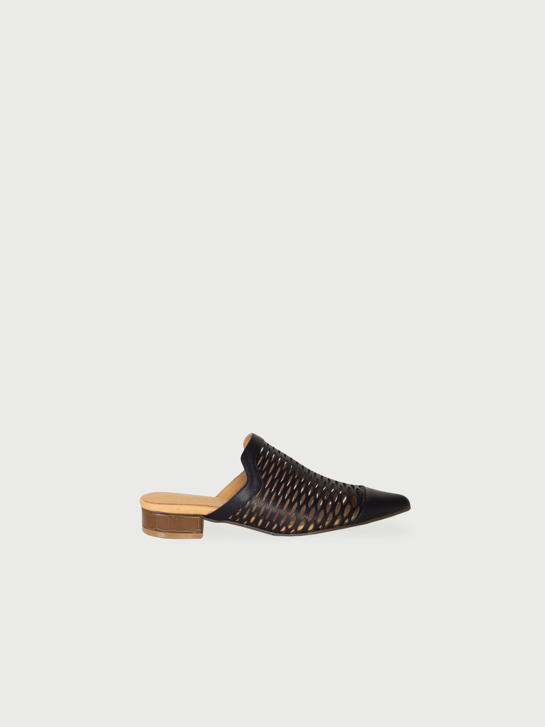 Pointed Laser-Cut Mules