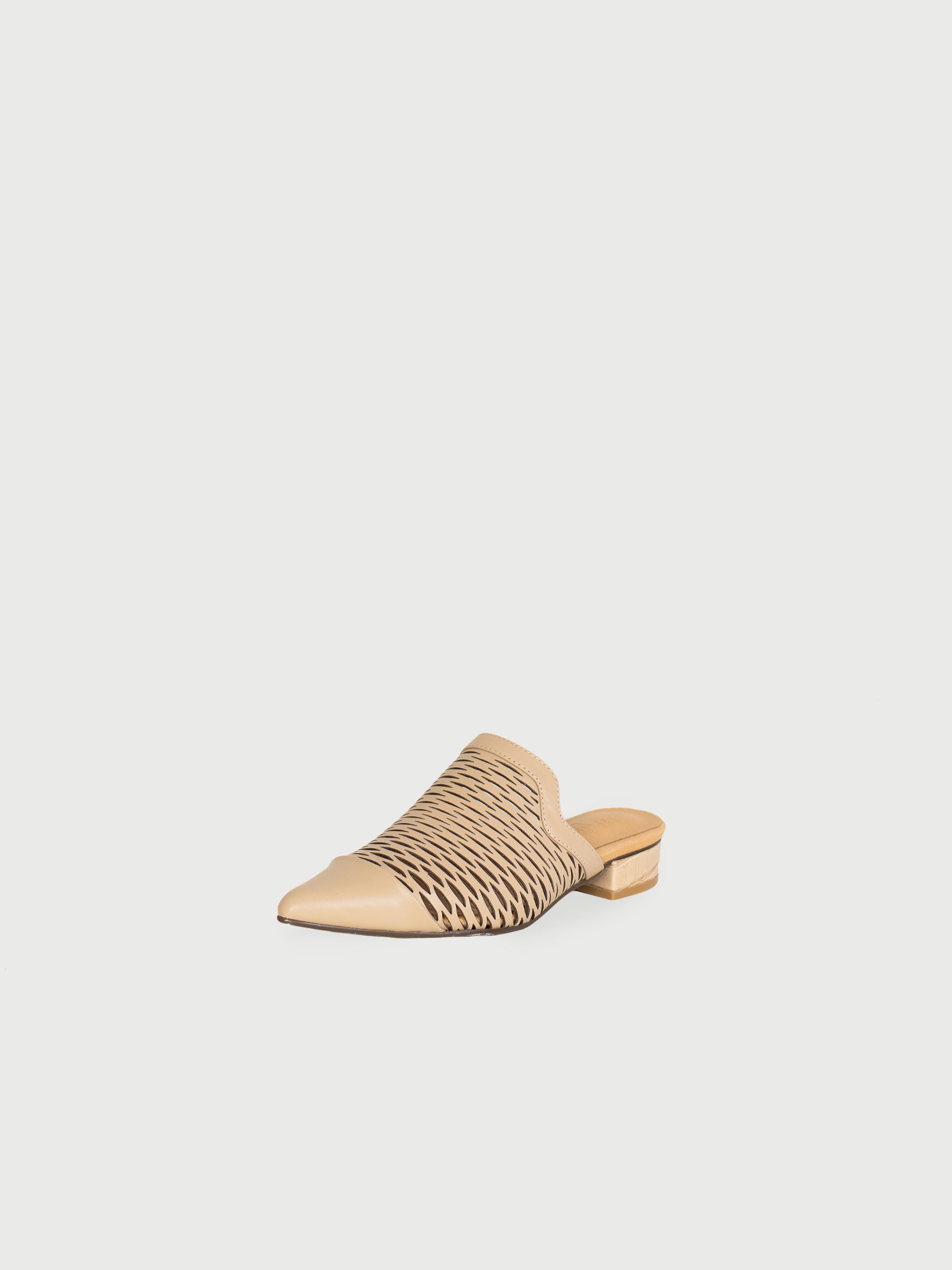 Pointed Laser-Cut Mules