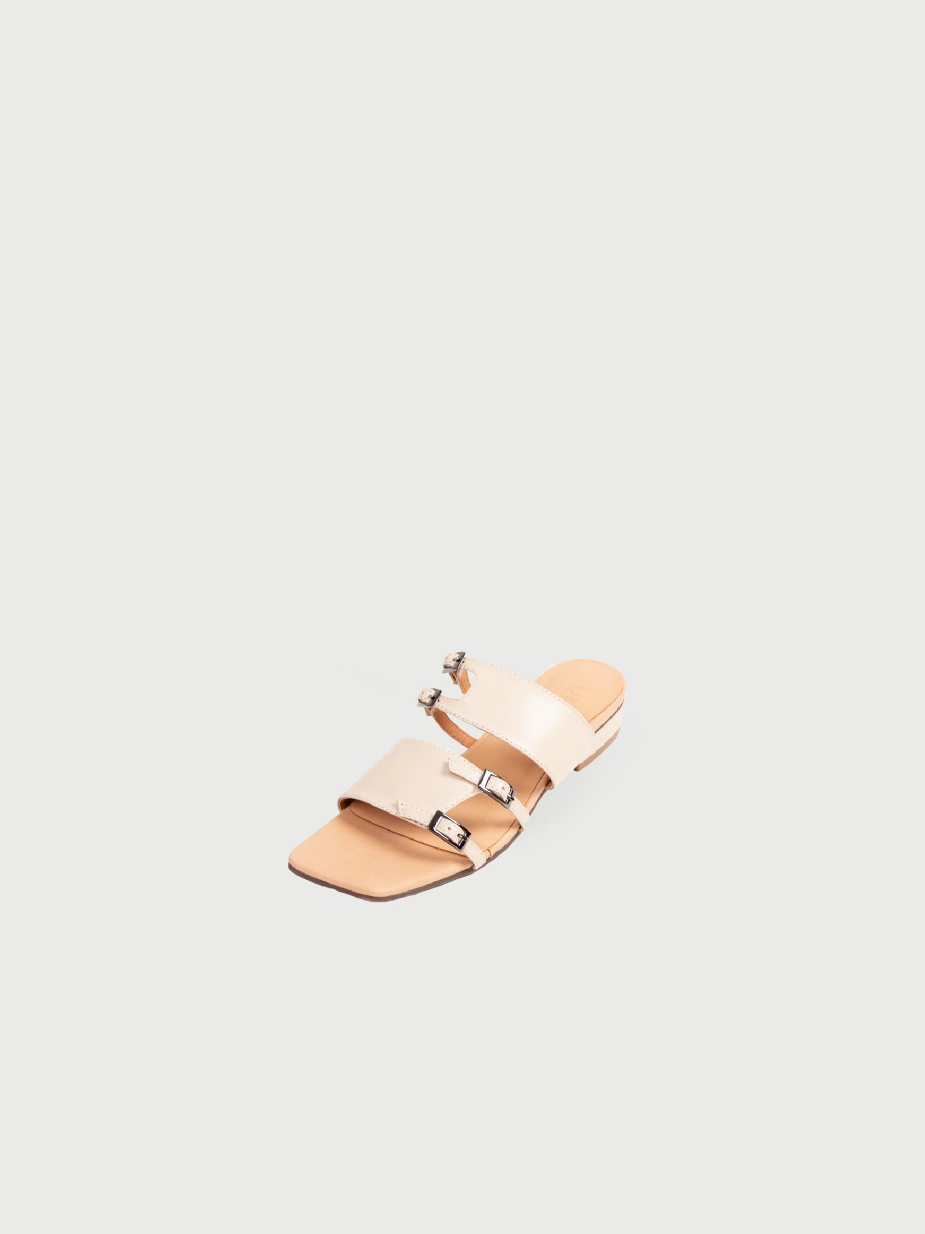 Strap with Buckle Mules