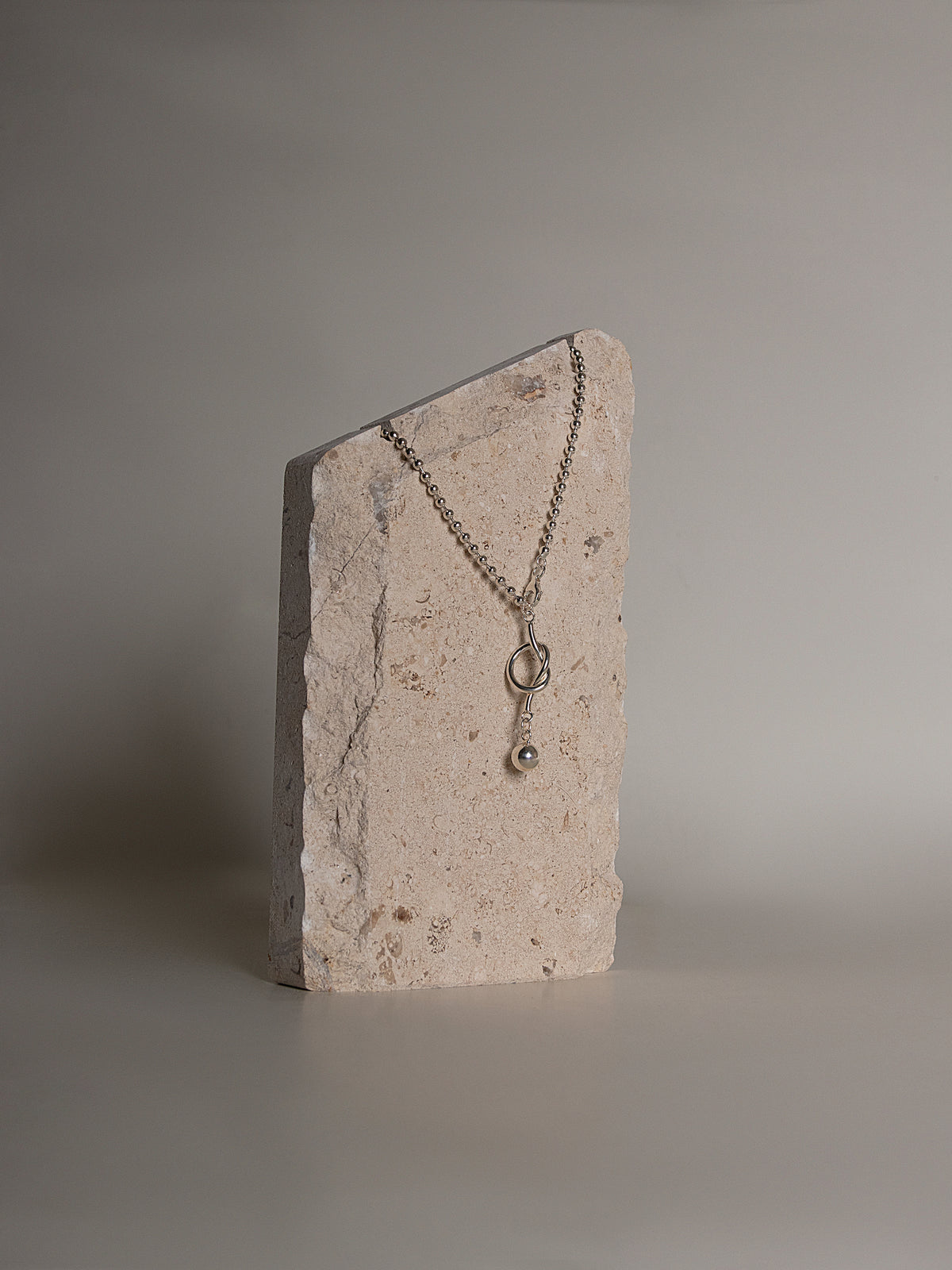 Silver Loop Necklace