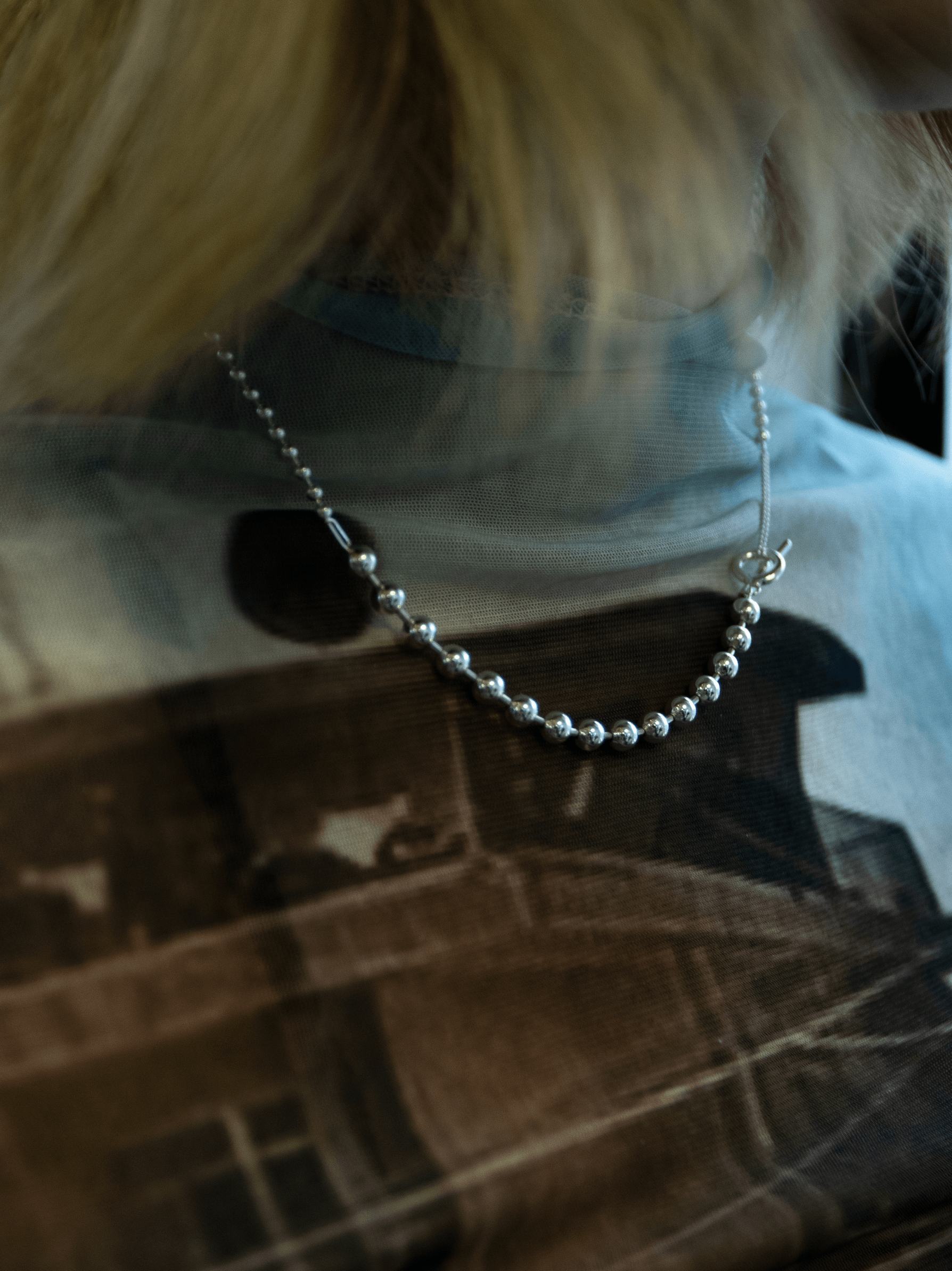 Silver Bubble Necklace